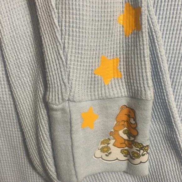 Care Bear set 3X Fluff hoodie+⭐️waffle pant+🧦🐻socks+headband/wristband NIP💕$19 - Picture 13 of 17